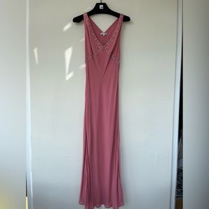 Reformation Pink Crepe Dress